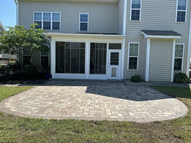 power washed , re-polymeric sand, and sealed paver patio - landscaping contractor hampstead nc, surf city nc, and holly ridge nc